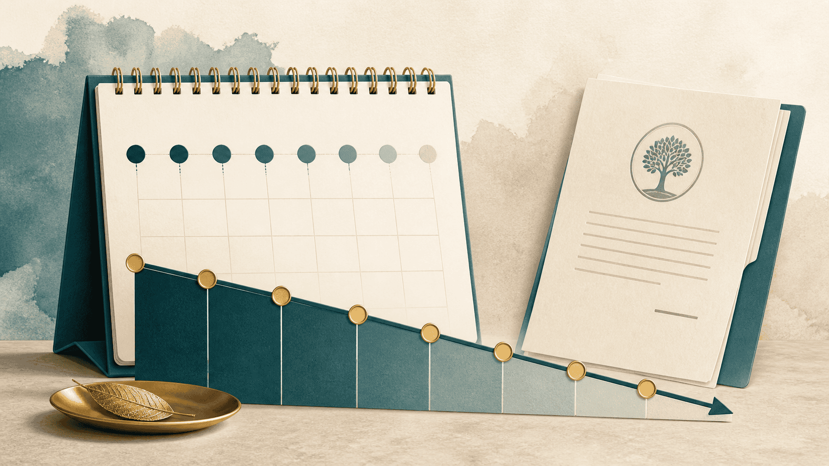 Tabla de penalización anticipada: comparación visual de los meses de anticipo